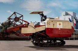   double thresher combine harvester