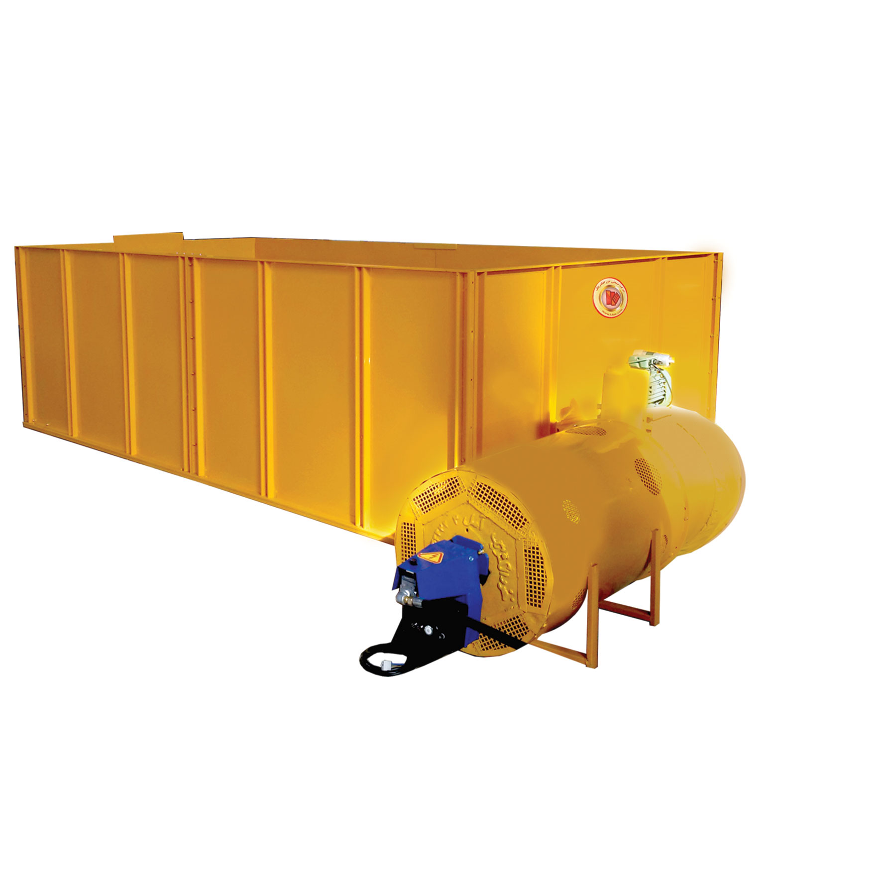 Flat bed grain dryer